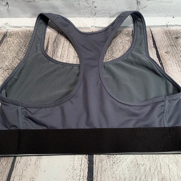 VICTORIA SPORT Women’s “The Player” Grey/Black RacerBack Sports Bra /Size: Small - Picture 5 of 7